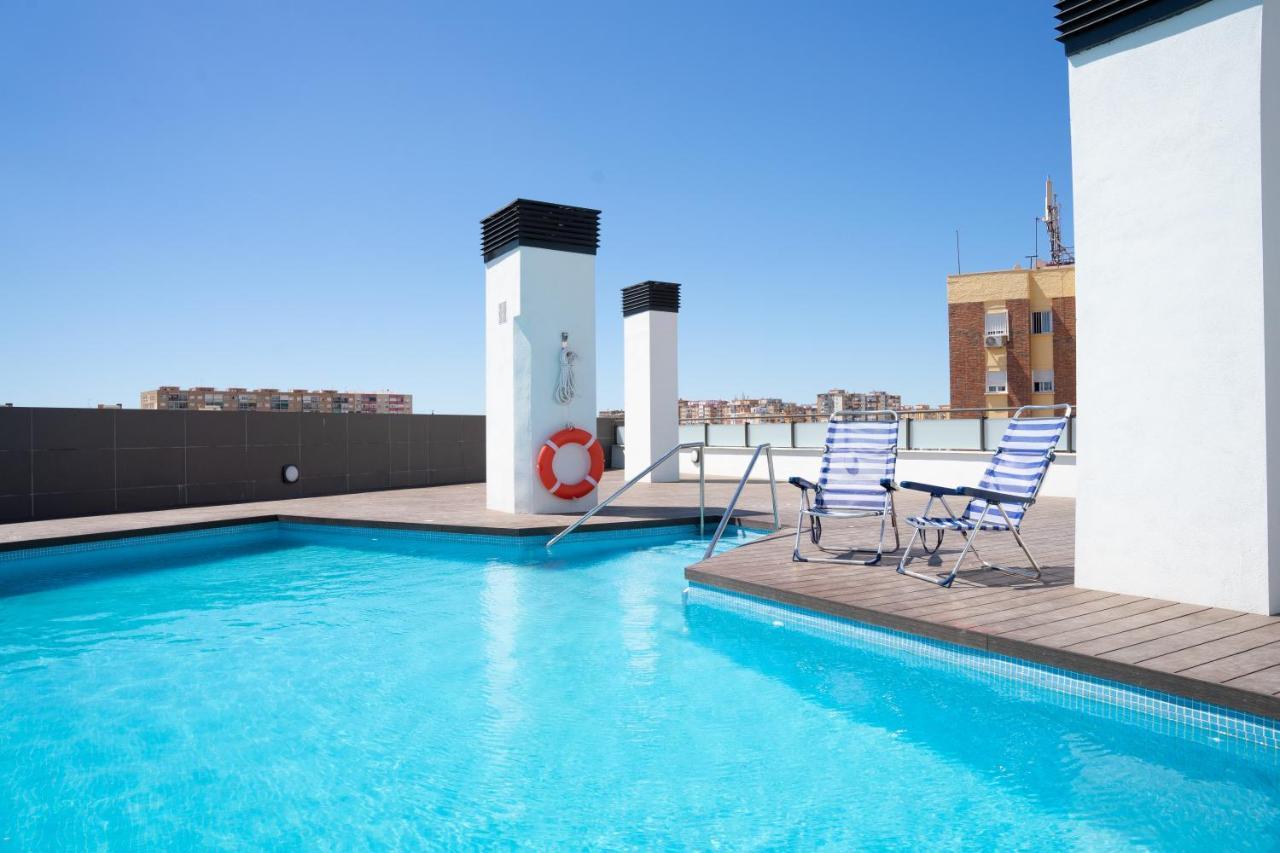 Central Premium Pool Terrace New Málaga Exteriör bild